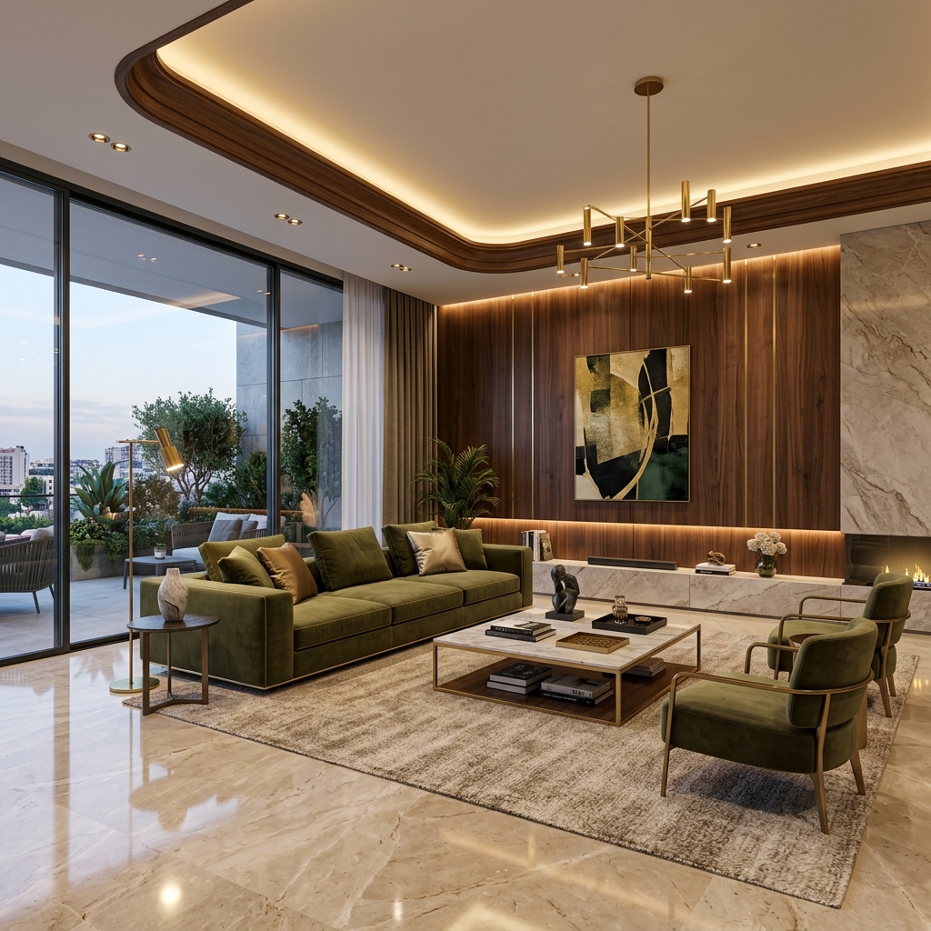 SM Interiors Luxury Living Room