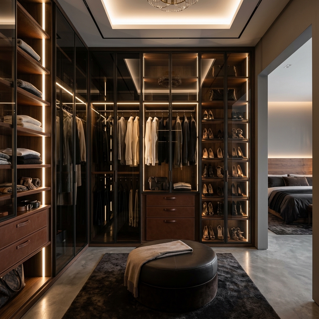 Glass Tinted Wardrobe